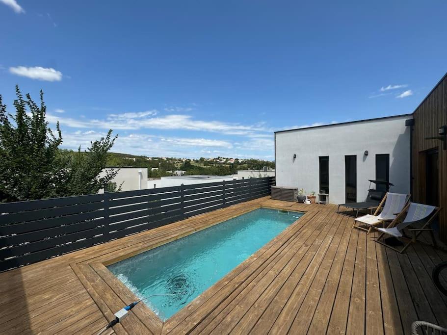 Luxury Villa With Pool And View Juvignac Exterior foto